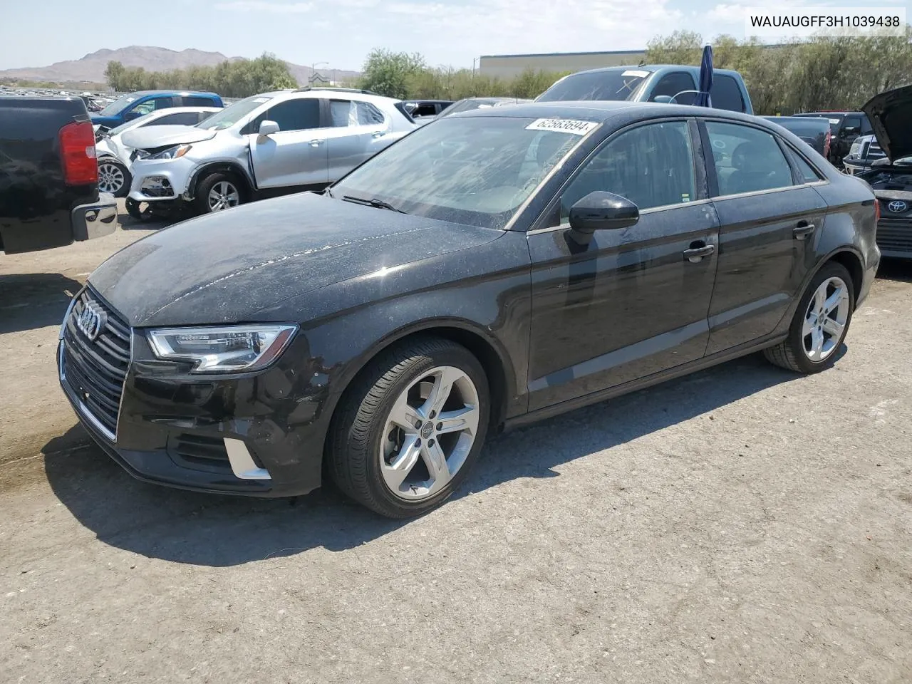 2017 Audi A3 Premium VIN: WAUAUGFF3H1039438 Lot: 81270114