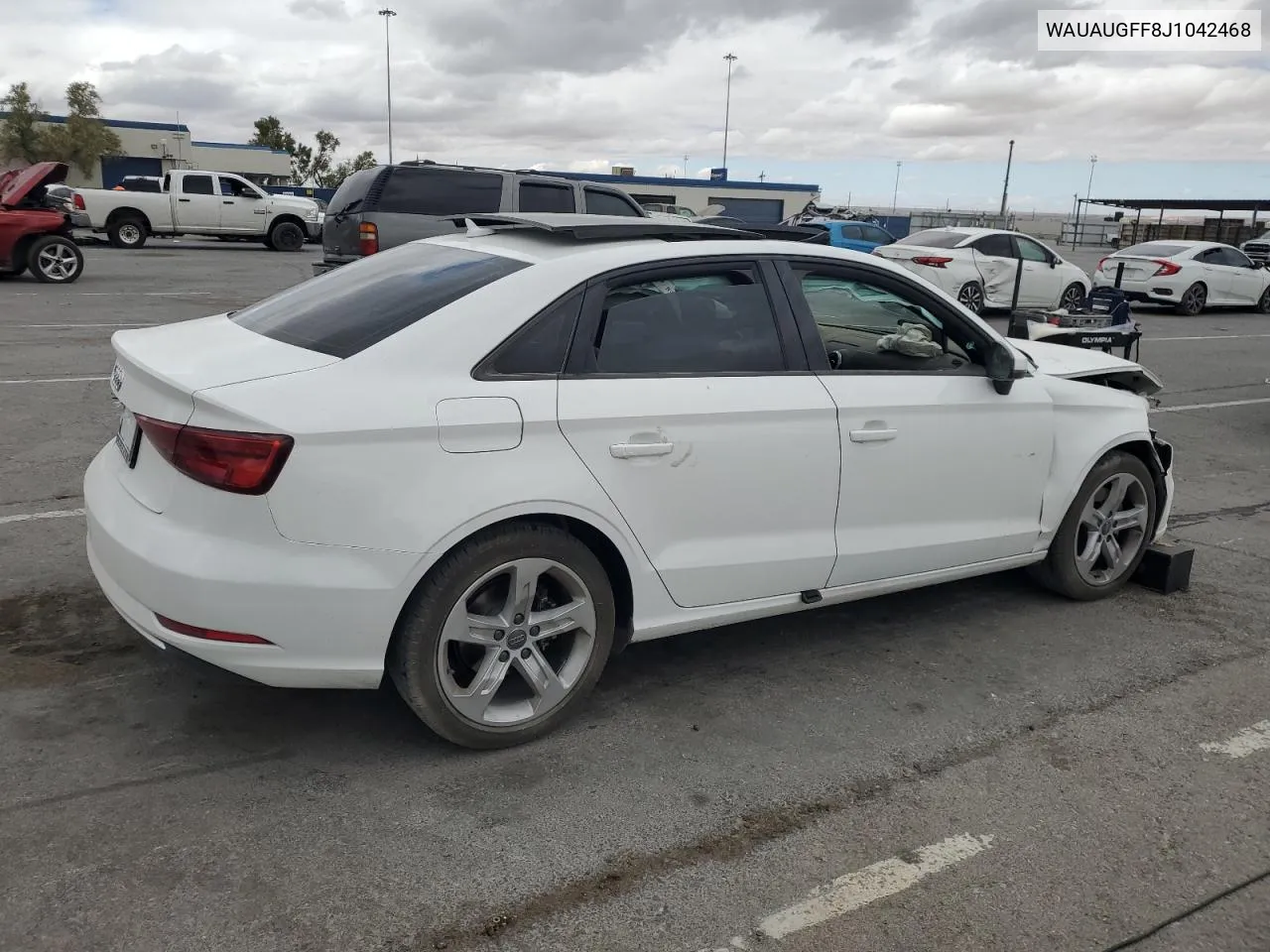 WAUAUGFF8J1042468 2018 Audi A3 Premium