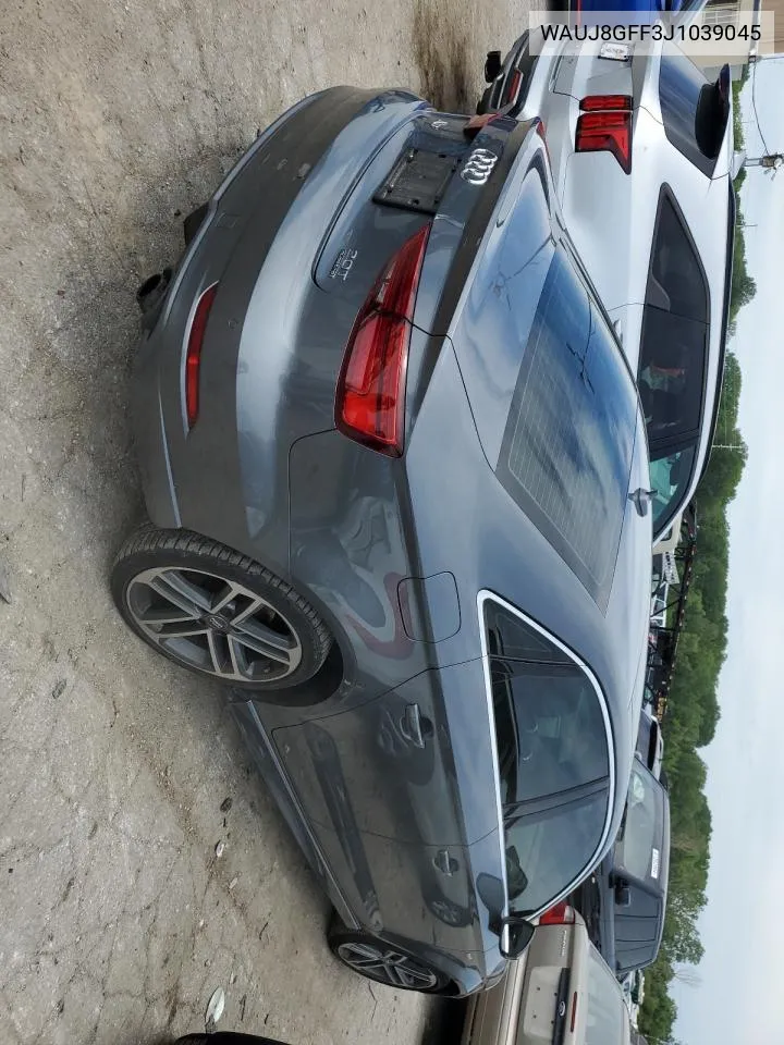 2018 Audi A3 Premium Plus VIN: WAUJ8GFF3J1039045 Lot: 60935594