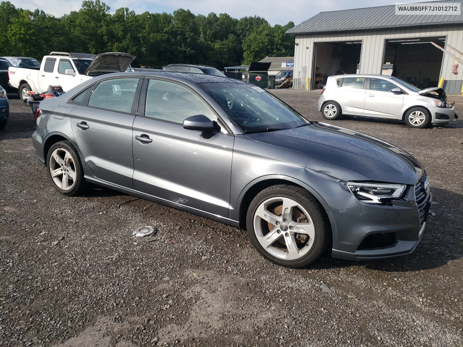 2018 Audi A3 Premium VIN: WAUB8GFF7J1012712 Lot: 62986724