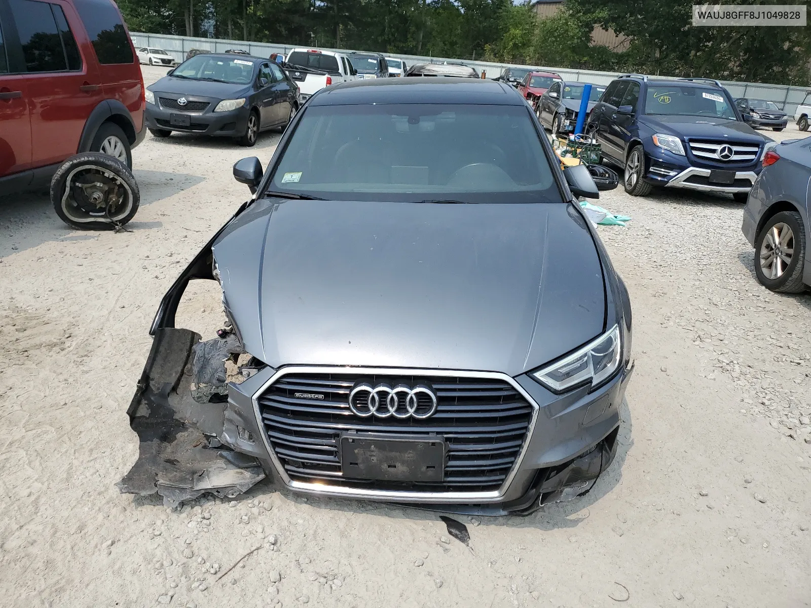 WAUJ8GFF8J1049828 2018 Audi A3 Premium Plus