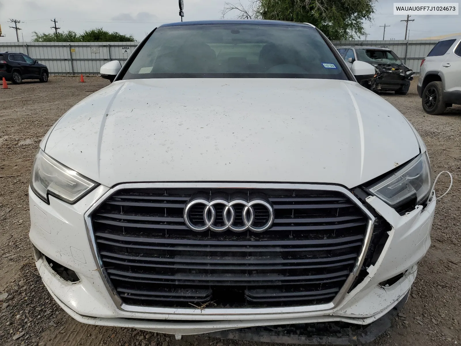 WAUAUGFF7J1024673 2018 Audi A3 Premium