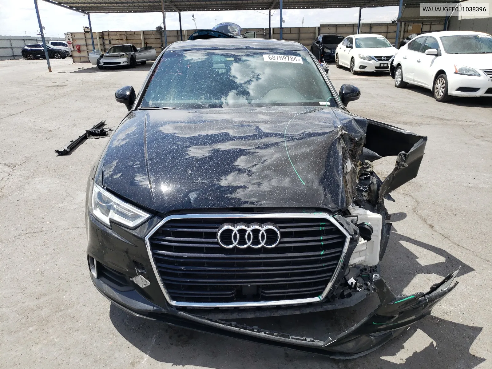 2018 Audi A3 Premium VIN: WAUAUGFF0J1038396 Lot: 68769784