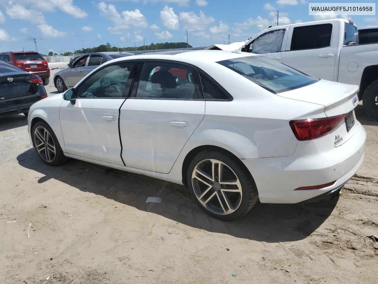 2018 Audi A3 Premium VIN: WAUAUGFF5J1016958 Lot: 40878655