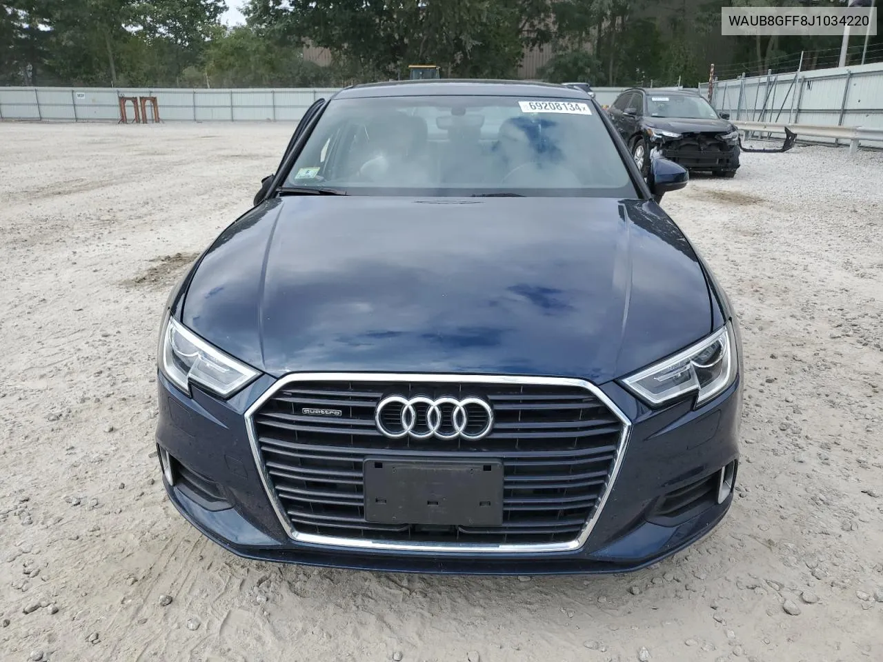 2018 Audi A3 Premium VIN: WAUB8GFF8J1034220 Lot: 69208134