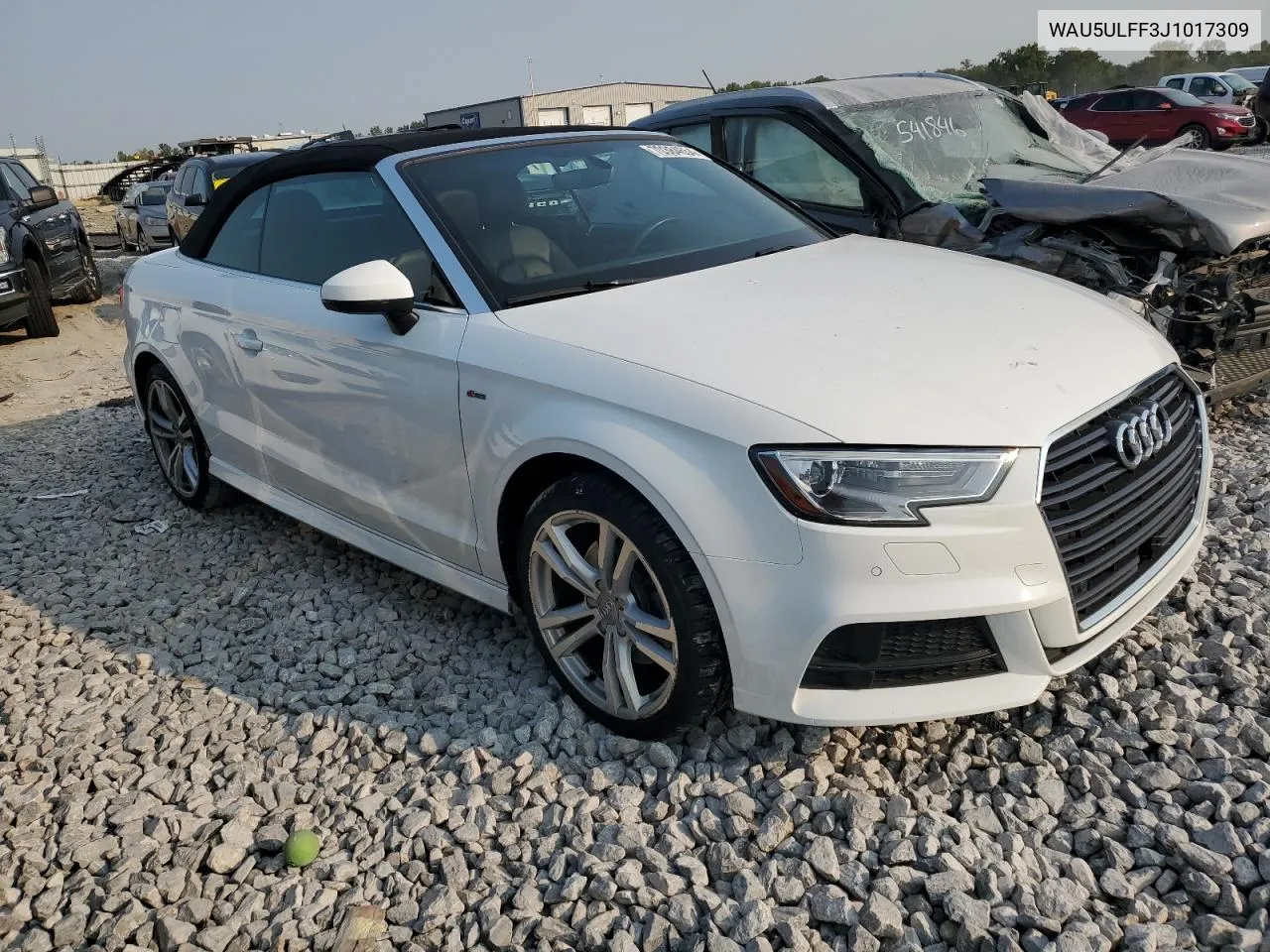 2018 Audi A3 Premium Plus VIN: WAU5ULFF3J1017309 Lot: 70384654