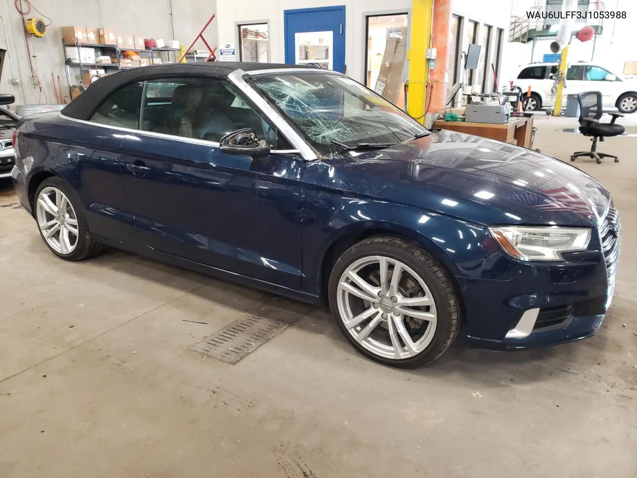 WAU6ULFF3J1053988 2018 Audi A3 Premium