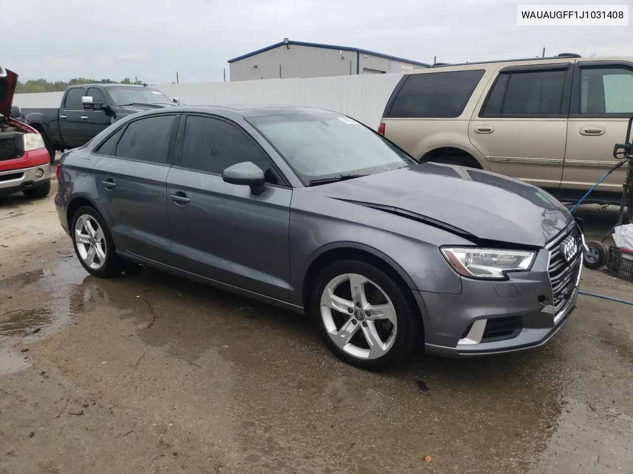 2018 Audi A3 Premium VIN: WAUAUGFF1J1031408 Lot: 71463364