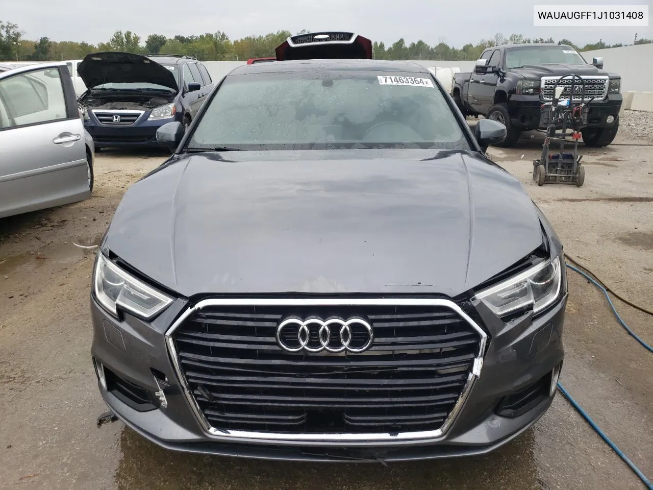 2018 Audi A3 Premium VIN: WAUAUGFF1J1031408 Lot: 71463364