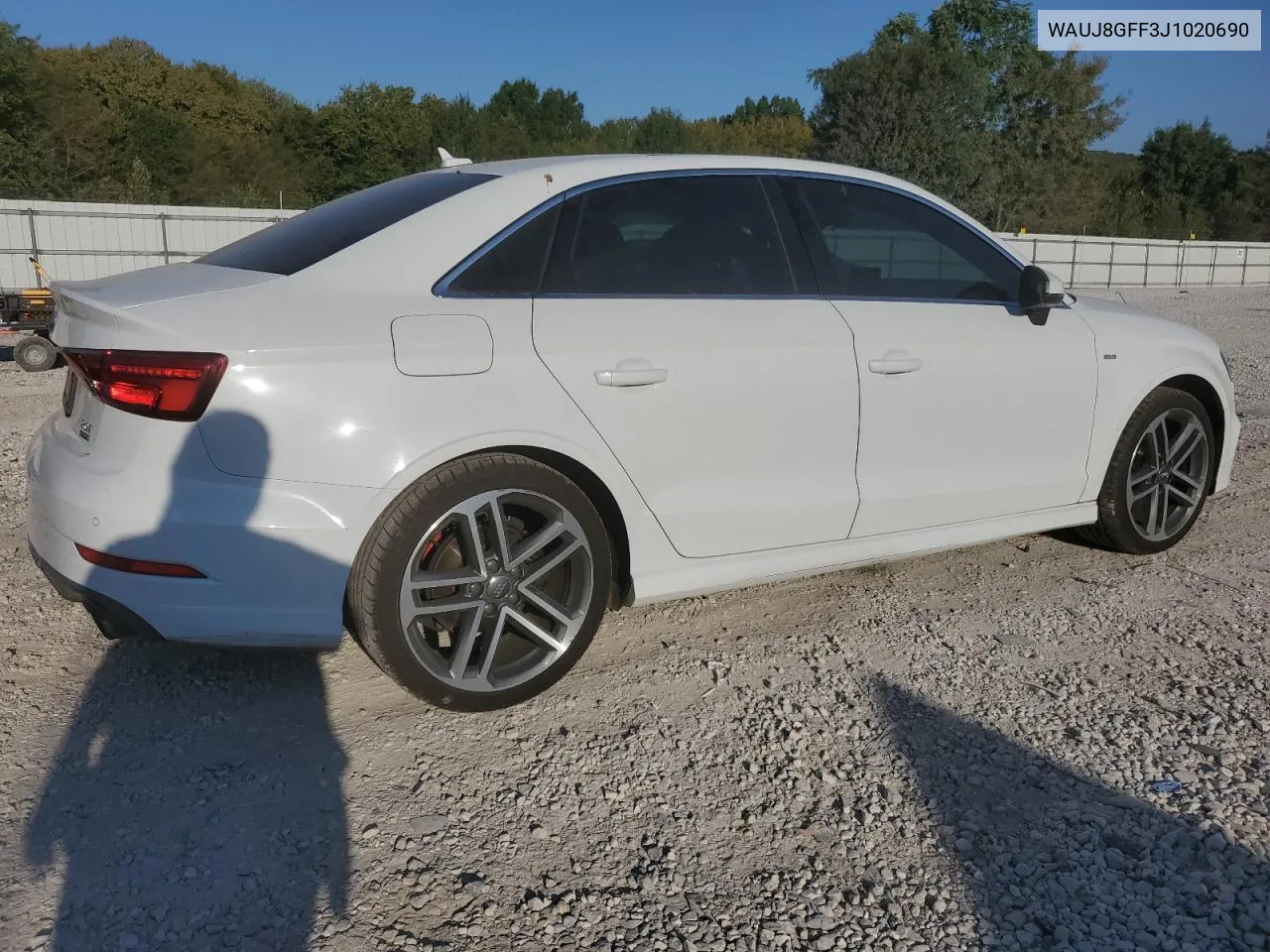 2018 Audi A3 Premium Plus VIN: WAUJ8GFF3J1020690 Lot: 71552824