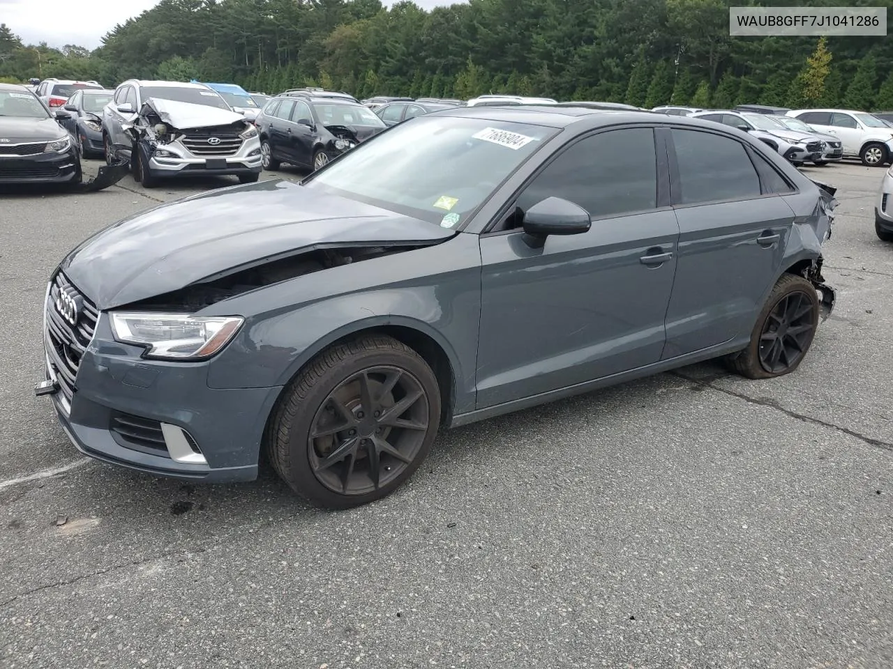 WAUB8GFF7J1041286 2018 Audi A3 Premium