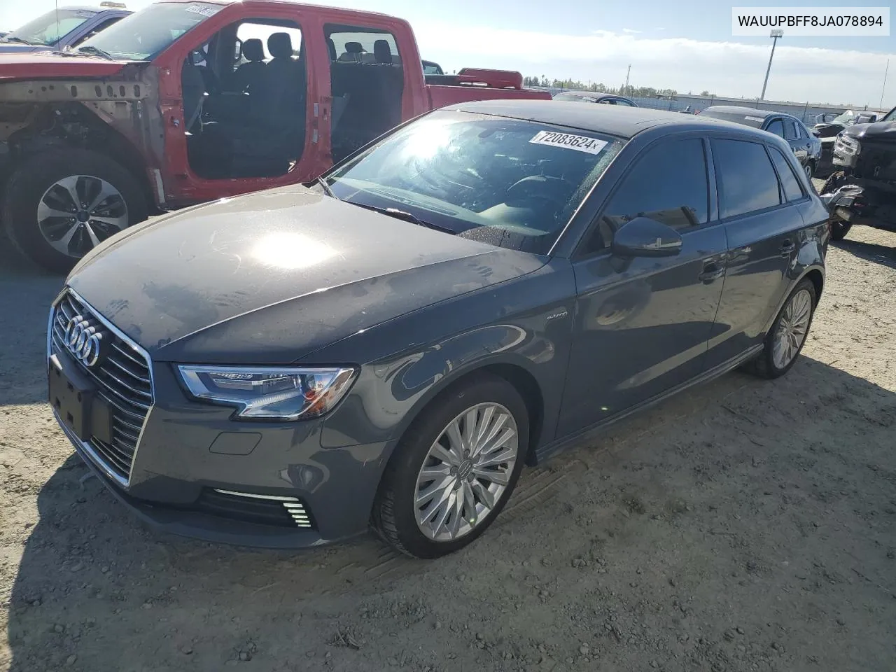 2018 Audi A3 E-Tron Premium VIN: WAUUPBFF8JA078894 Lot: 72083624