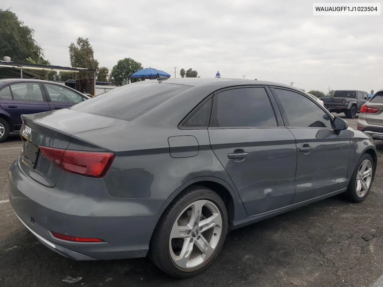 2018 Audi A3 Premium VIN: WAUAUGFF1J1023504 Lot: 72279344