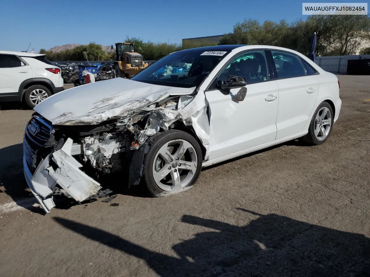 WAUAUGFFXJ1082454 2018 Audi A3 Premium