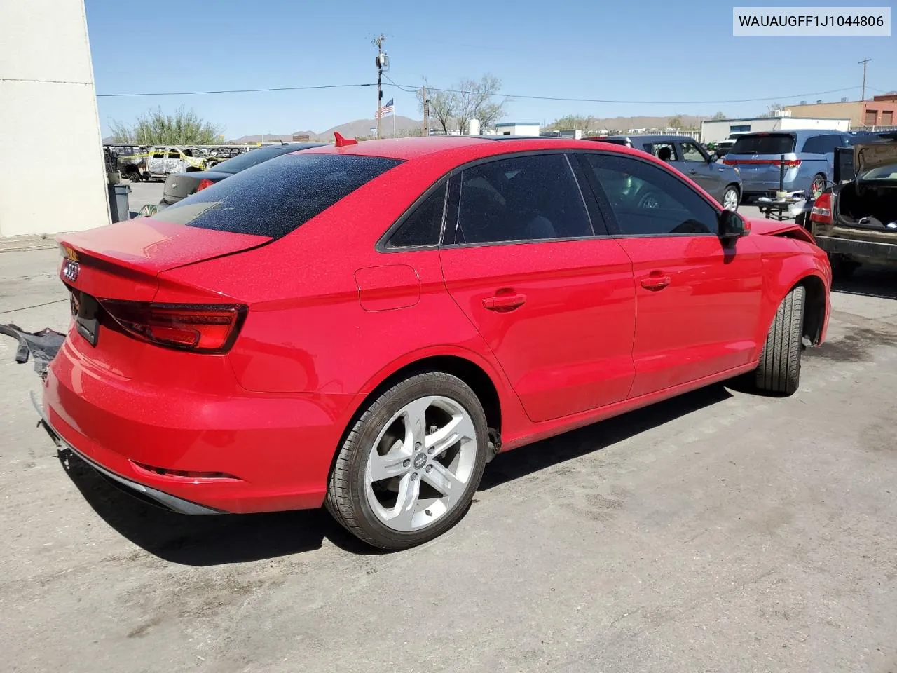 WAUAUGFF1J1044806 2018 Audi A3 Premium