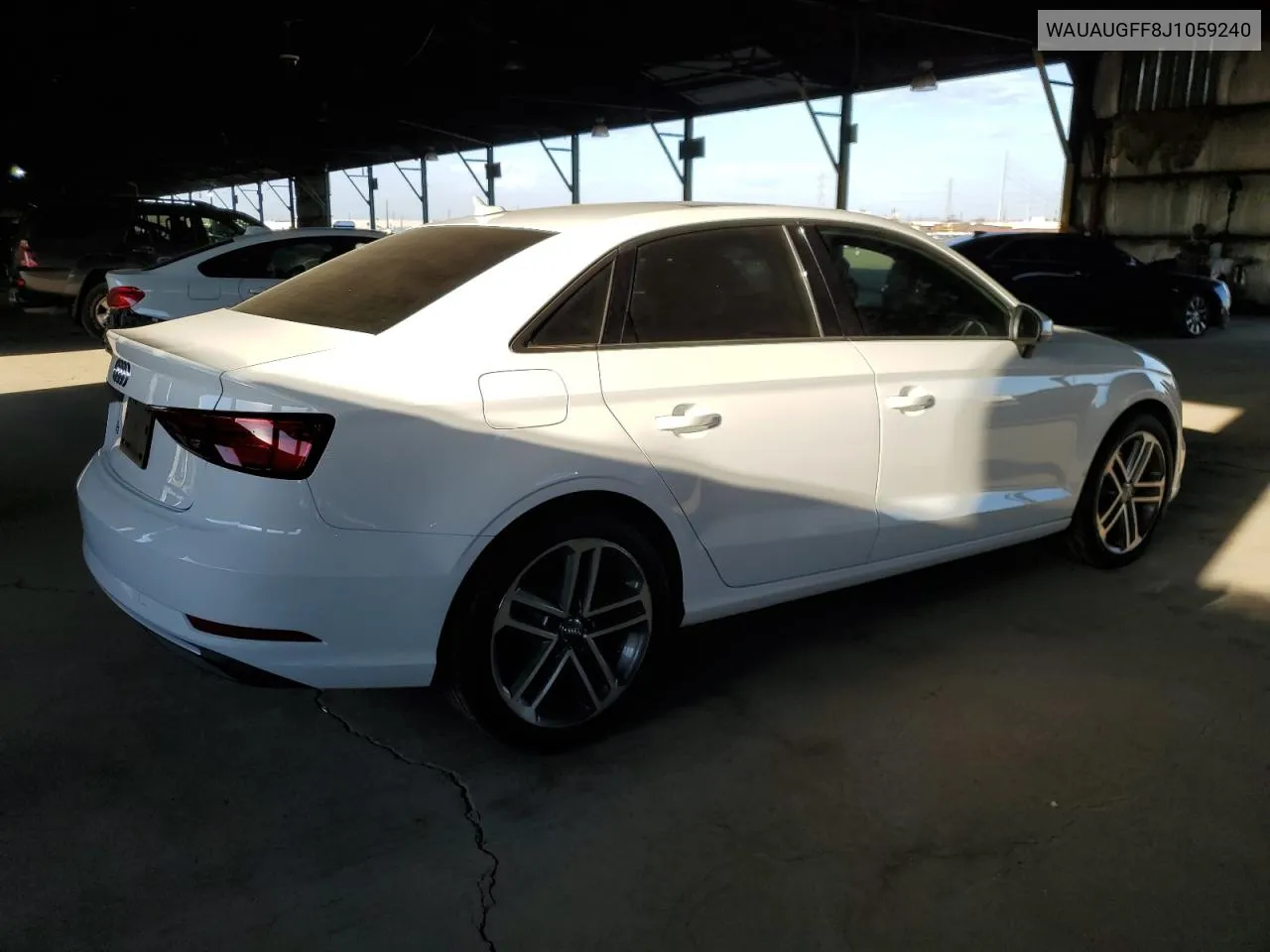 2018 Audi A3 Premium VIN: WAUAUGFF8J1059240 Lot: 73715464