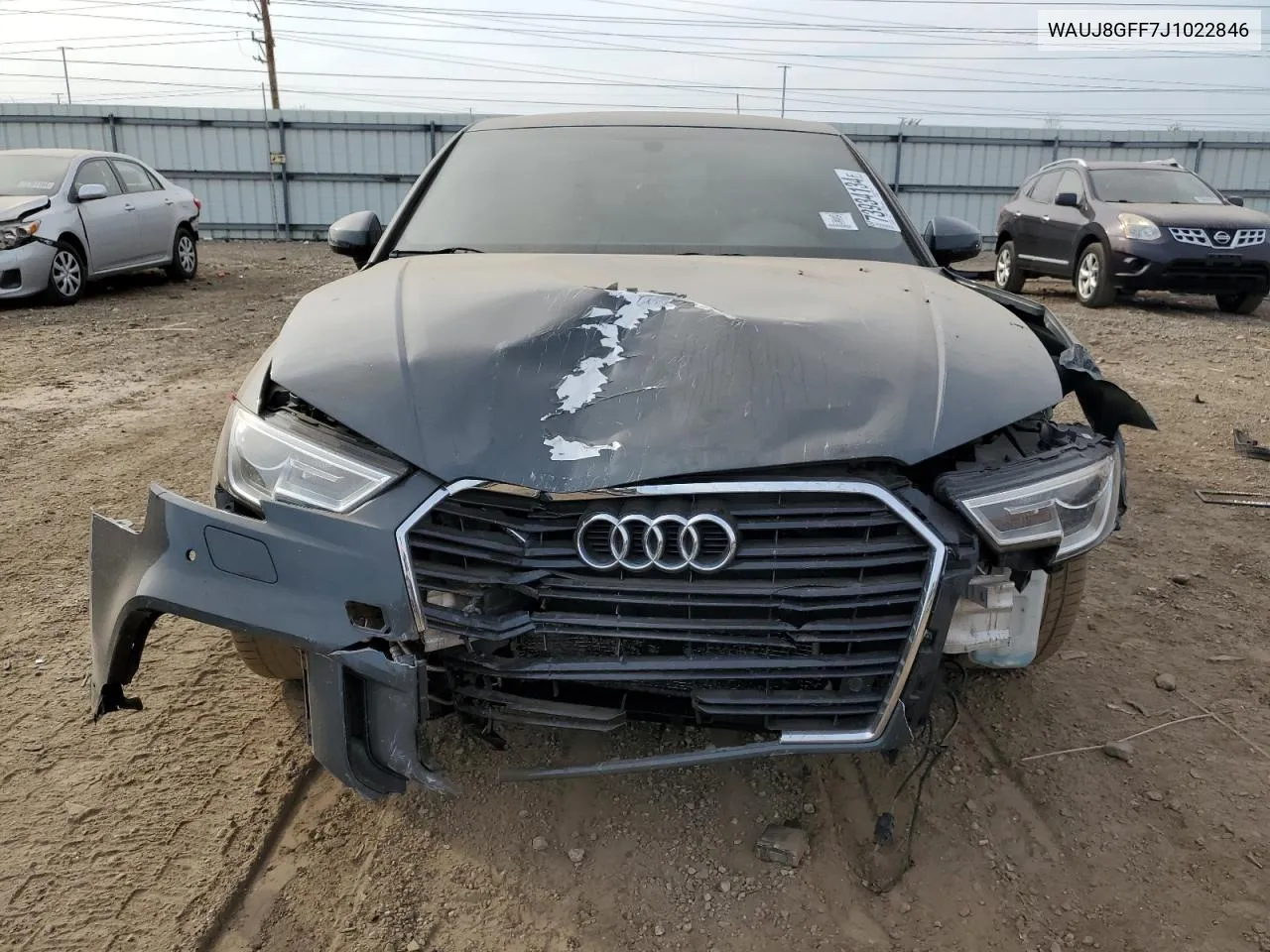 2018 Audi A3 Premium Plus VIN: WAUJ8GFF7J1022846 Lot: 73934134