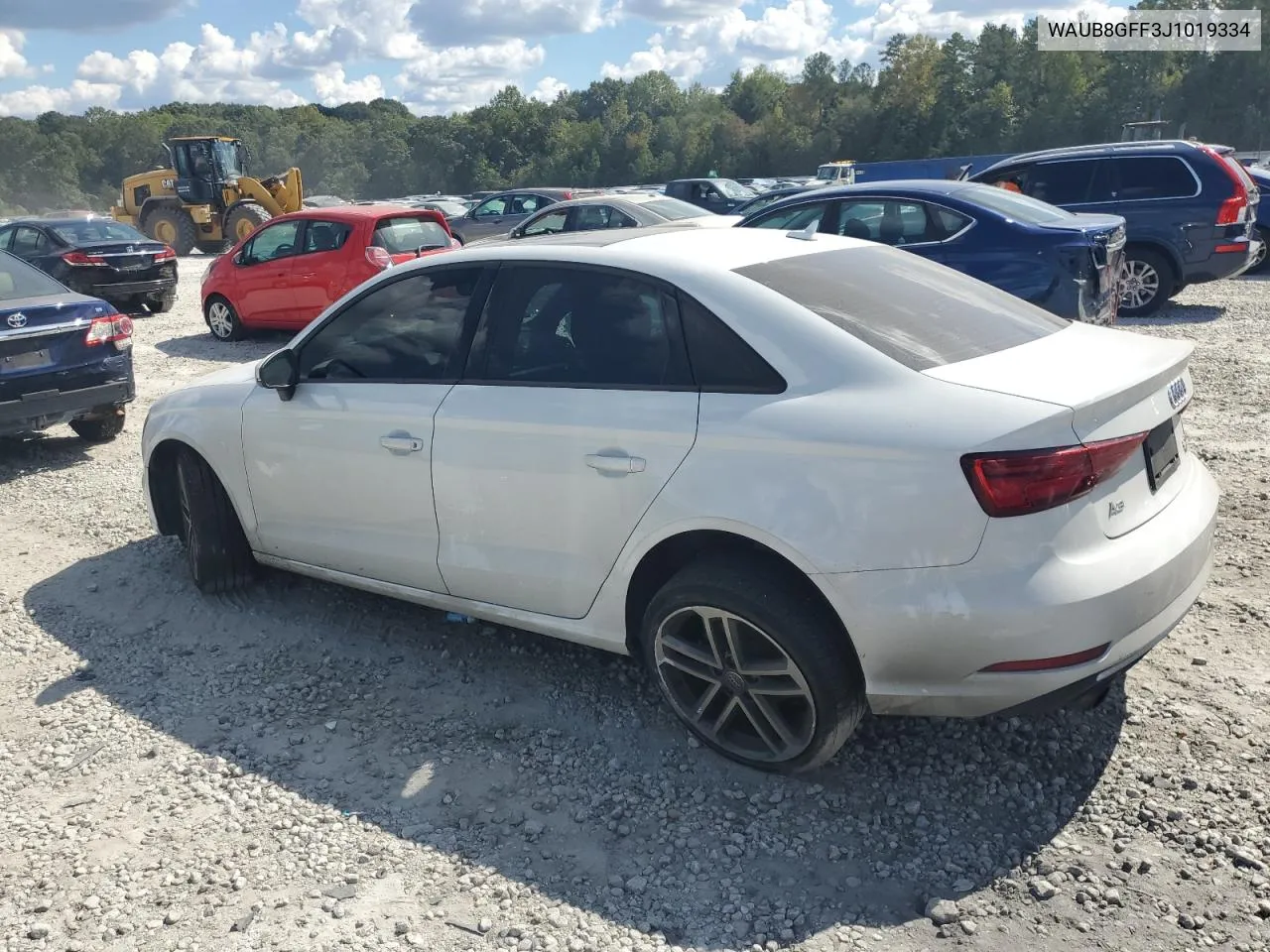 WAUB8GFF3J1019334 2018 Audi A3 Premium