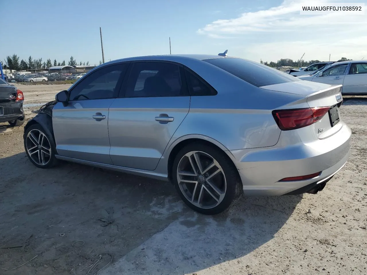 WAUAUGFF0J1038592 2018 Audi A3 Premium