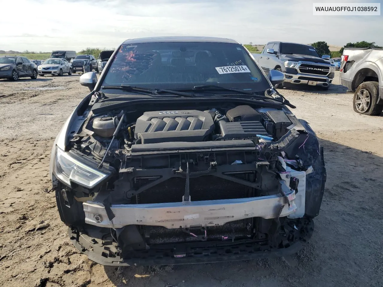 WAUAUGFF0J1038592 2018 Audi A3 Premium