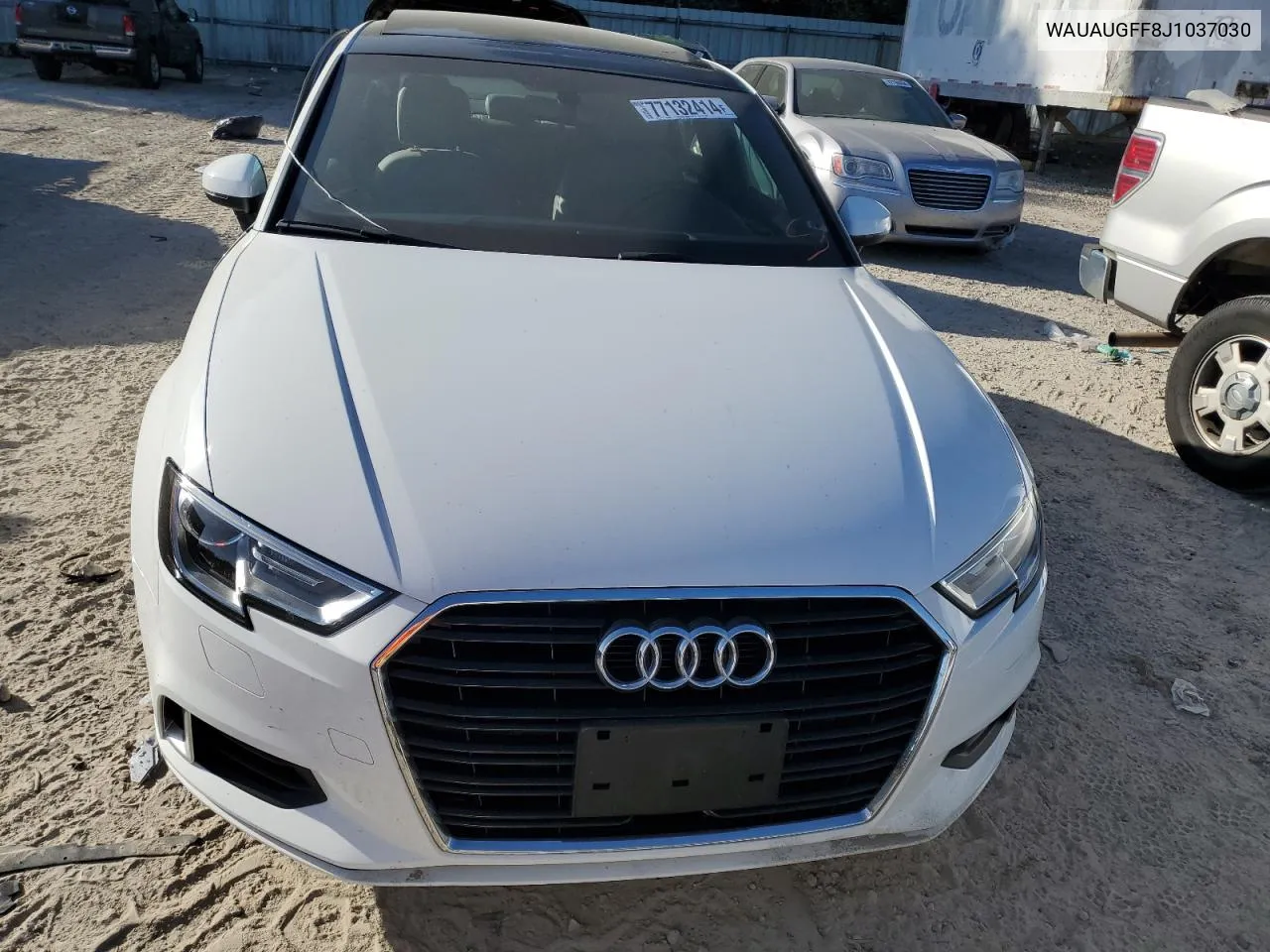 2018 Audi A3 Premium VIN: WAUAUGFF8J1037030 Lot: 77132414