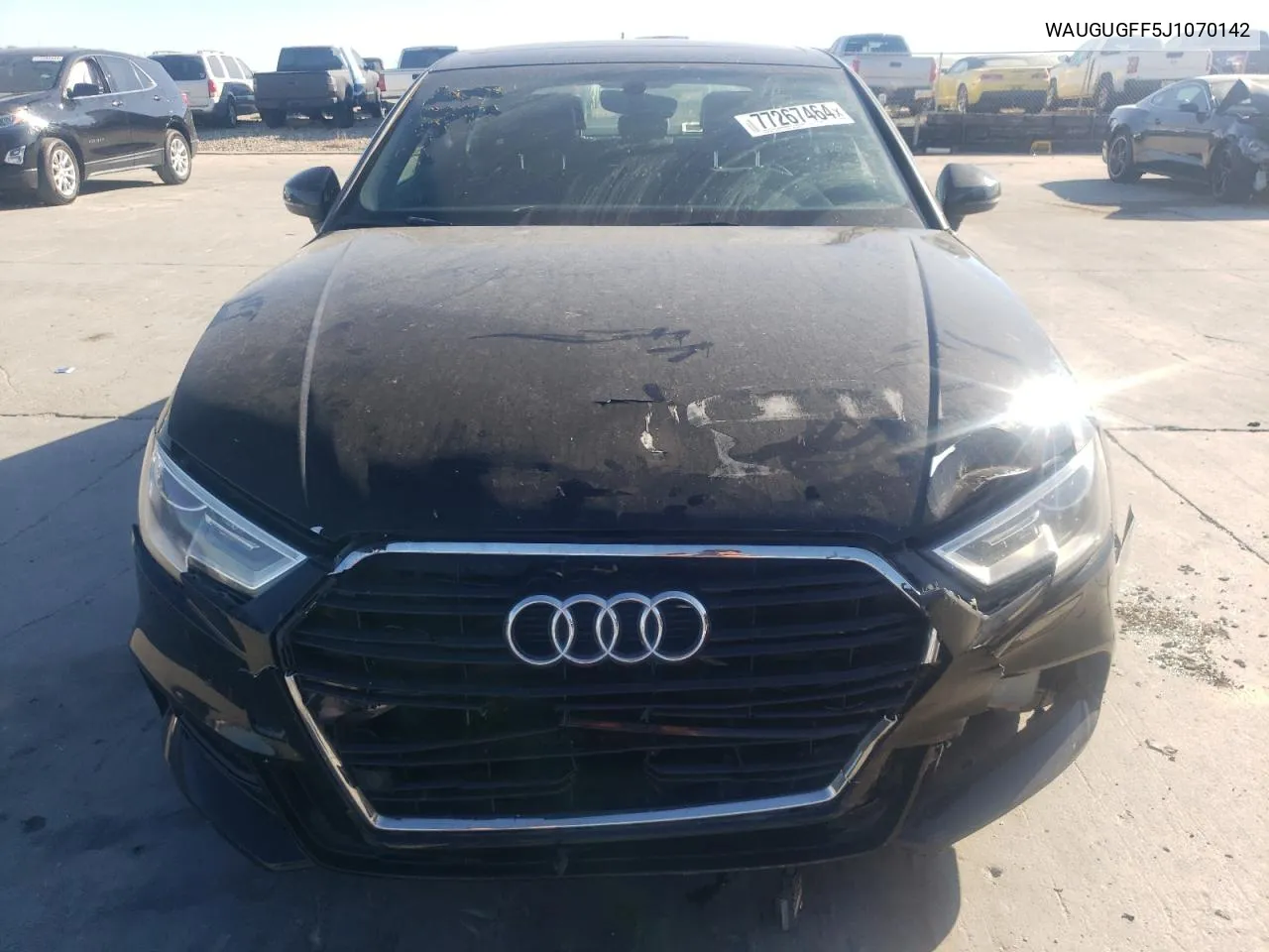 2018 Audi A3 Premium Plus VIN: WAUGUGFF5J1070142 Lot: 77267464