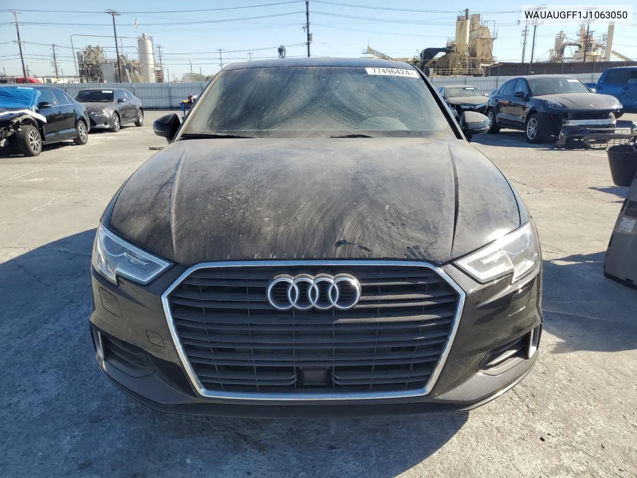 2018 Audi A3 Premium VIN: WAUAUGFF1J1063050 Lot: 77496424