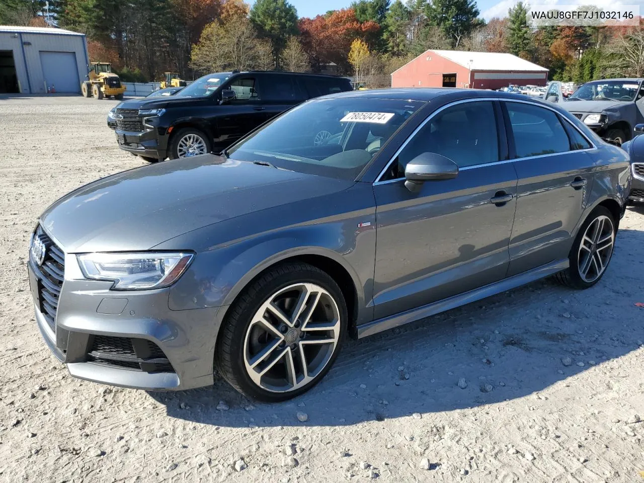 2018 Audi A3 Premium Plus VIN: WAUJ8GFF7J1032146 Lot: 78050474