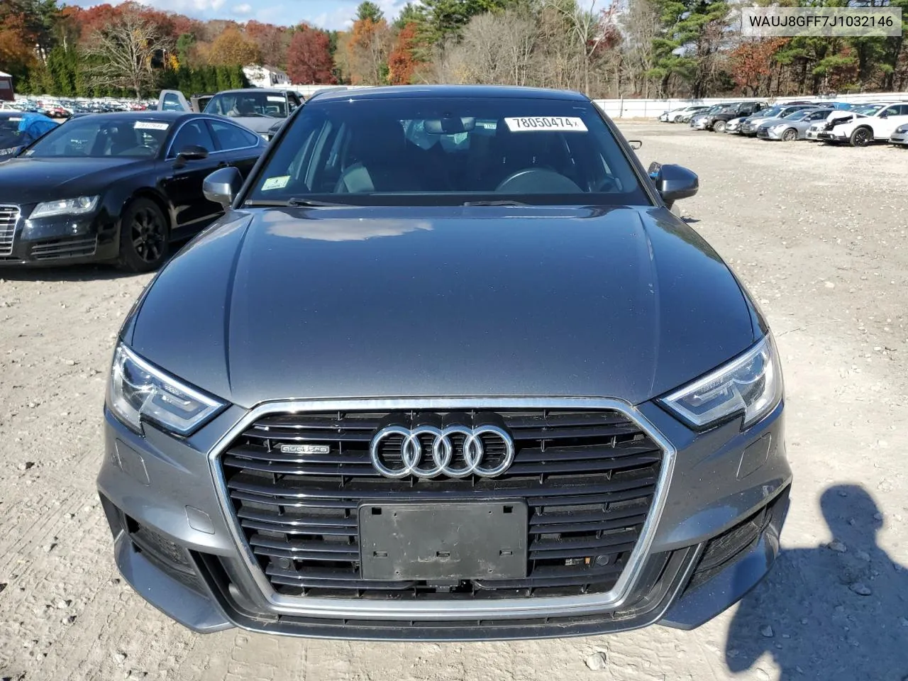 2018 Audi A3 Premium Plus VIN: WAUJ8GFF7J1032146 Lot: 78050474