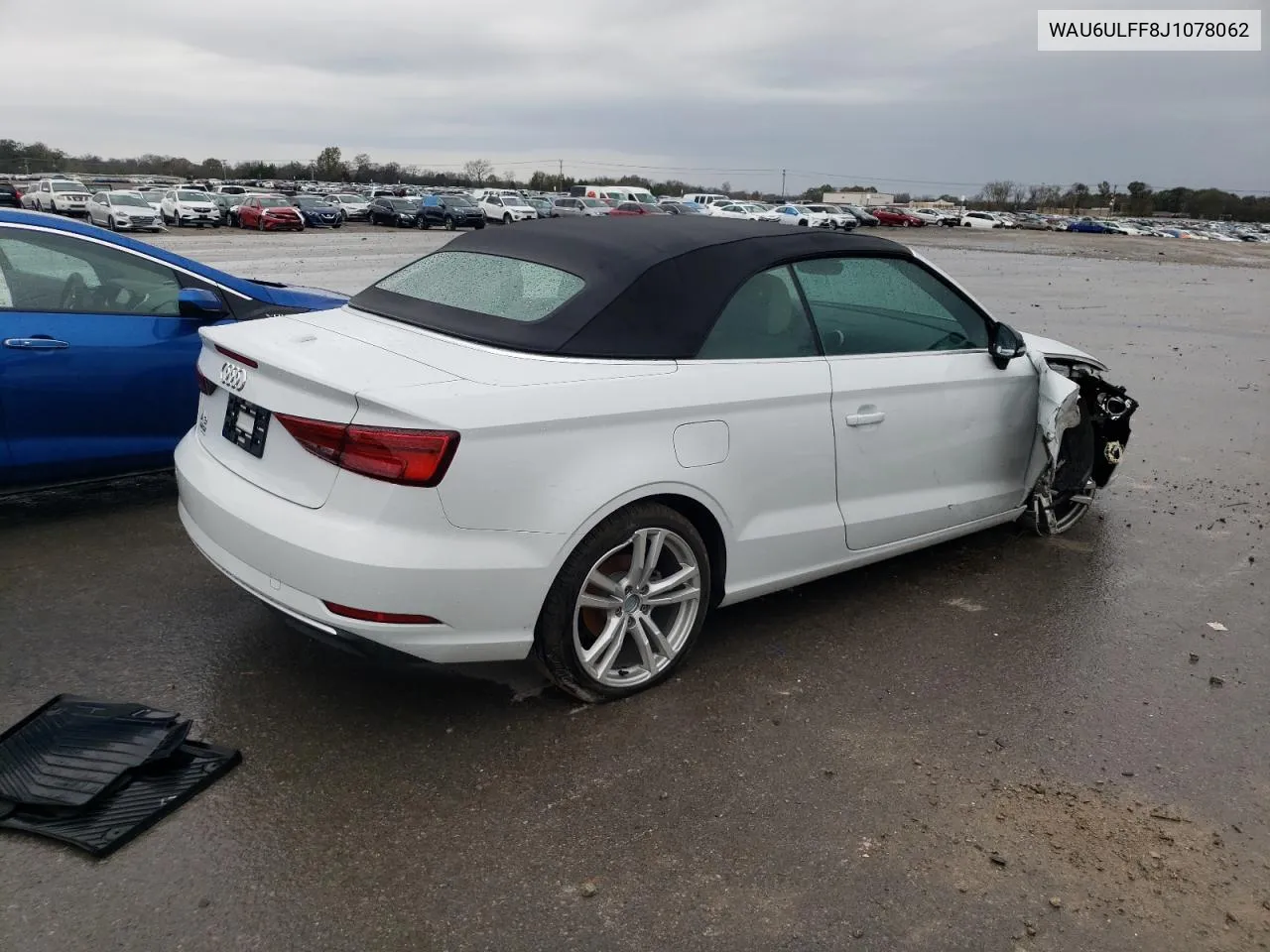 2018 Audi A3 Premium VIN: WAU6ULFF8J1078062 Lot: 80754374