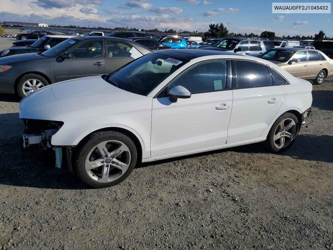 2018 Audi A3 Premium VIN: WAUAUGFF2J1045432 Lot: 80999964