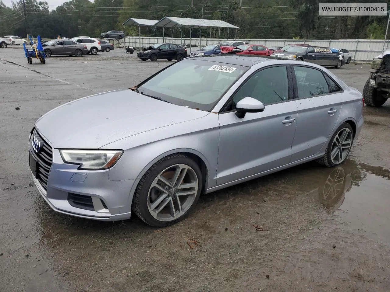 2018 Audi A3 Premium VIN: WAUB8GFF7J1000415 Lot: 81362334