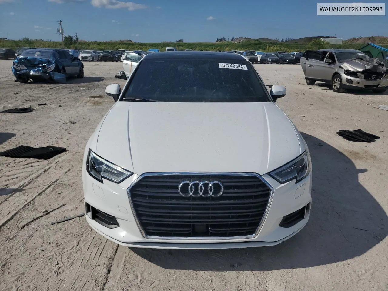 WAUAUGFF2K1009998 2019 Audi A3 Premium