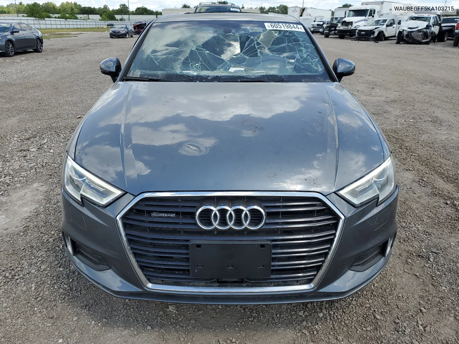 2019 Audi A3 Premium VIN: WAUBEGFF5KA103715 Lot: 60519844