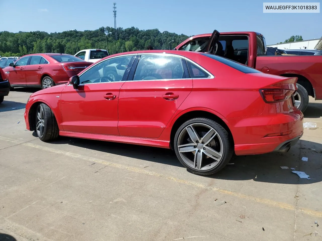 2019 Audi A3 Premium Plus VIN: WAUJEGFF3K1018383 Lot: 63040904