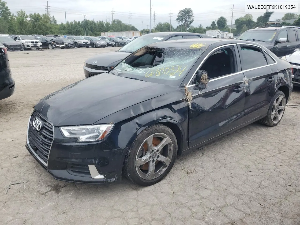 WAUBEGFF6K1019354 2019 Audi A3 Premium