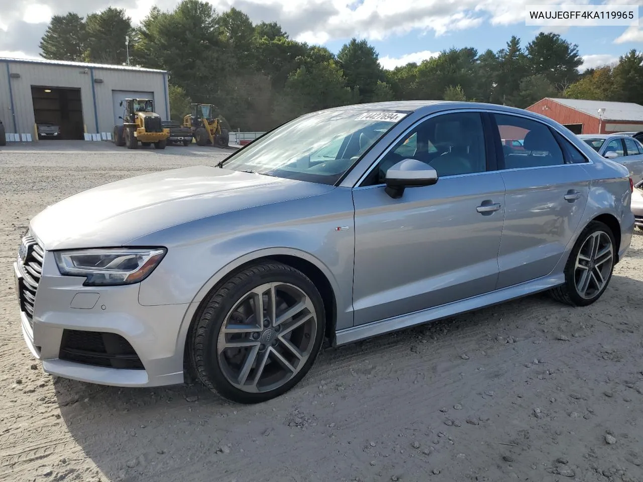 2019 Audi A3 Premium Plus VIN: WAUJEGFF4KA119965 Lot: 74427694