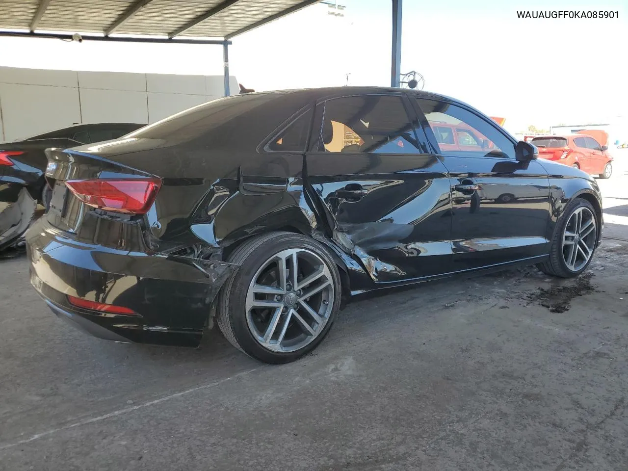 2019 Audi A3 Premium VIN: WAUAUGFF0KA085901 Lot: 74439404