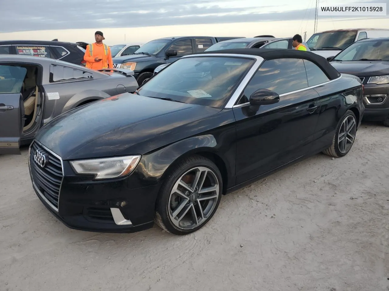 2019 Audi A3 Premium VIN: WAU6ULFF2K1015928 Lot: 74897194