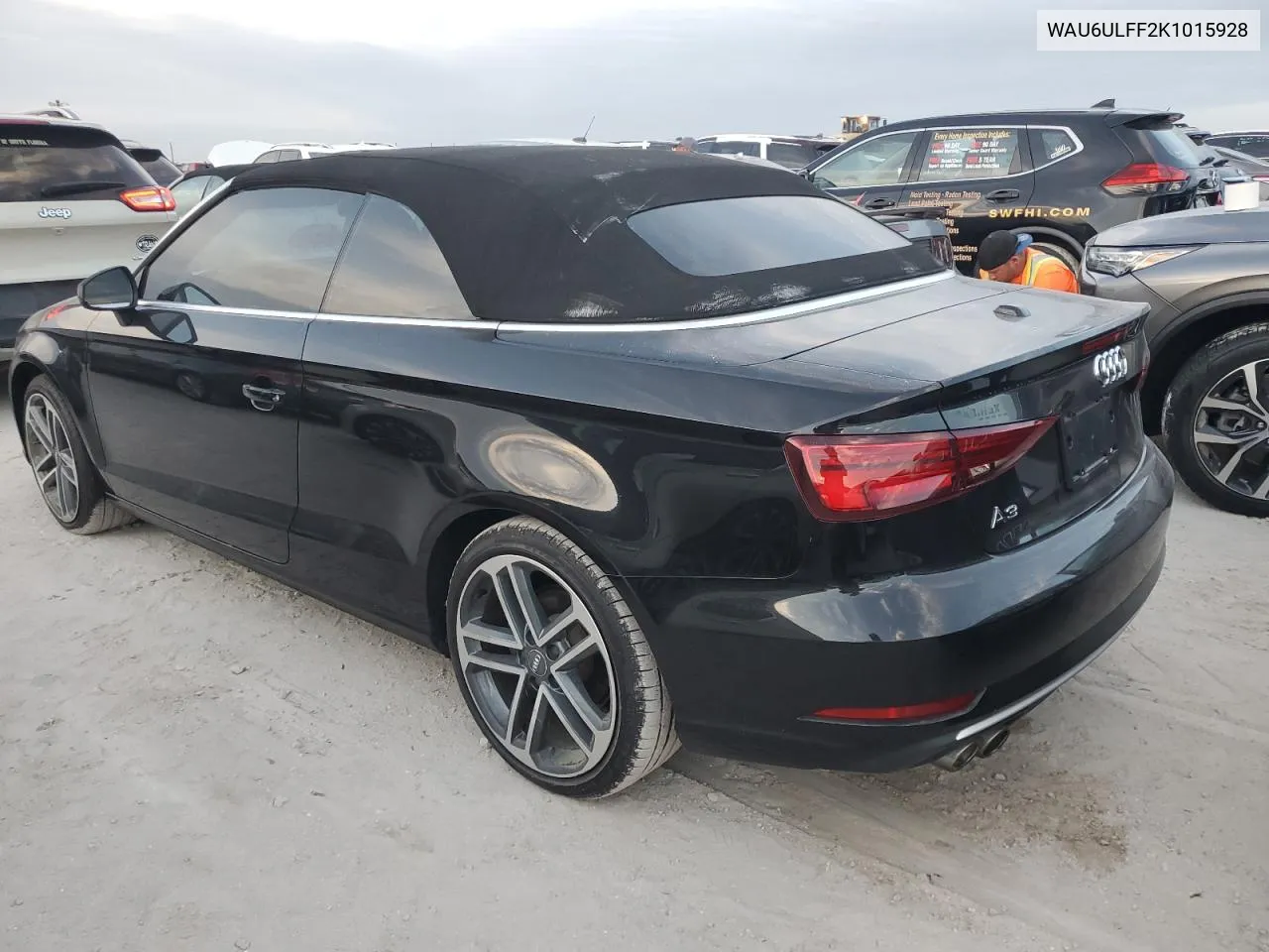 2019 Audi A3 Premium VIN: WAU6ULFF2K1015928 Lot: 74897194