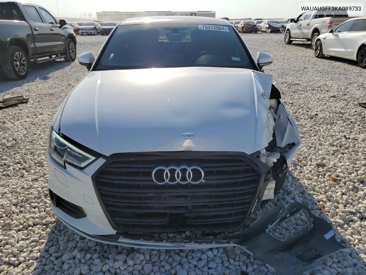 WAUAUGFF3KA089733 2019 Audi A3 Premium