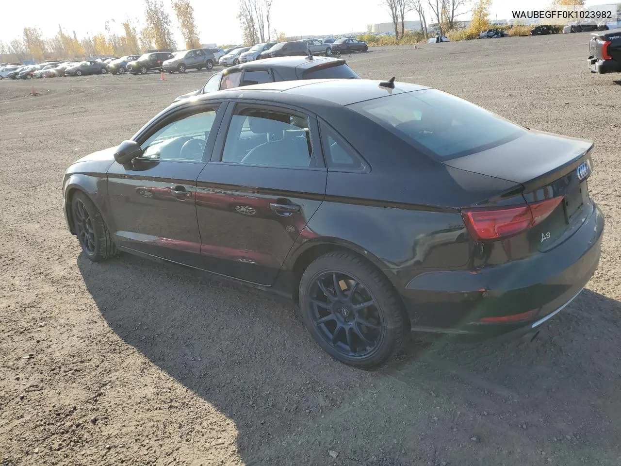 2019 Audi A3 Premium VIN: WAUBEGFF0K1023982 Lot: 77011664