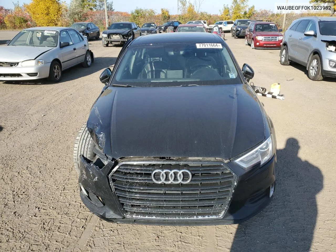 2019 Audi A3 Premium VIN: WAUBEGFF0K1023982 Lot: 77011664