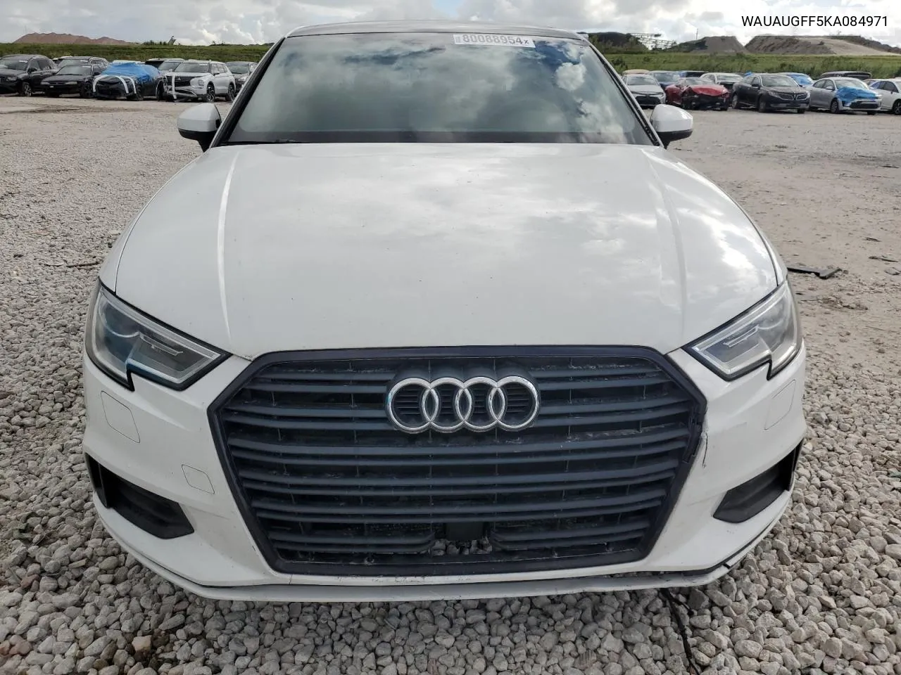 2019 Audi A3 Premium VIN: WAUAUGFF5KA084971 Lot: 80088954