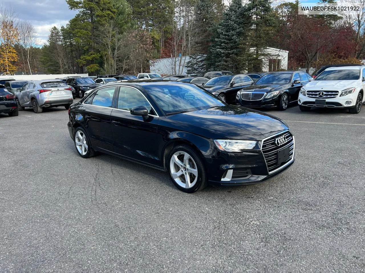 2019 Audi A3 Premium VIN: WAUBEGFF5K1021922 Lot: 80429484