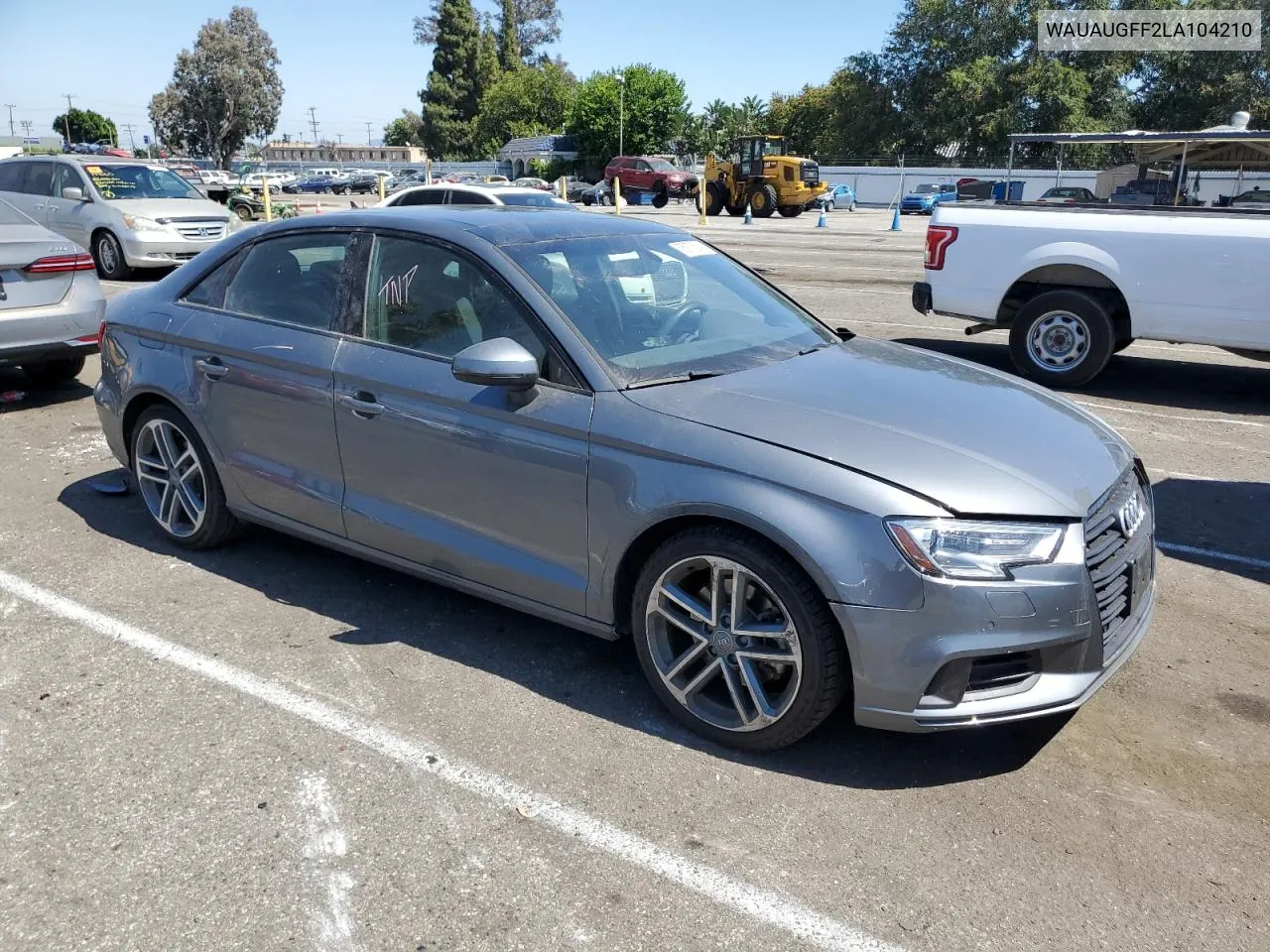 2020 Audi A3 Premium VIN: WAUAUGFF2LA104210 Lot: 55975584