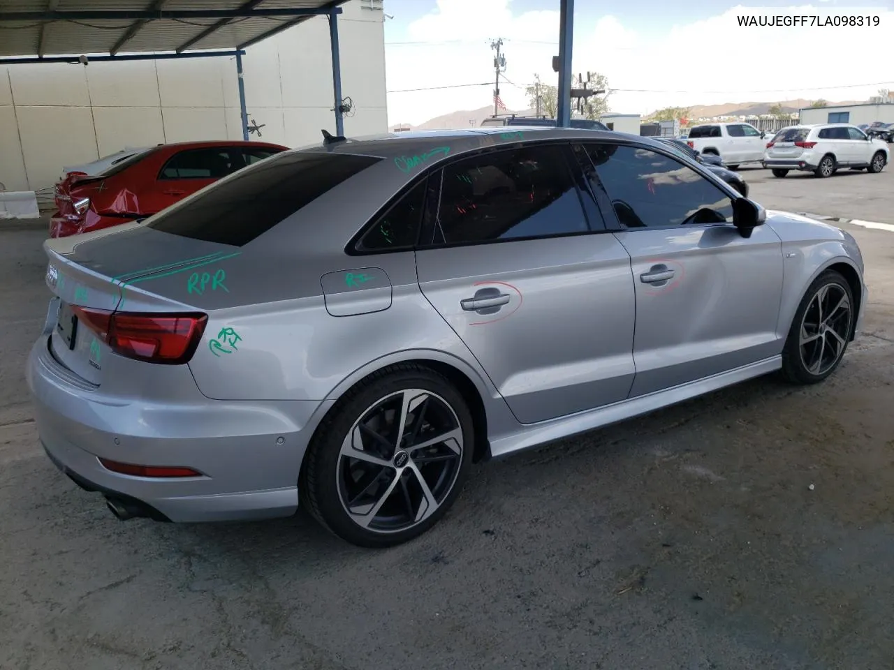 WAUJEGFF7LA098319 2020 Audi A3 S-Line Premium Plus