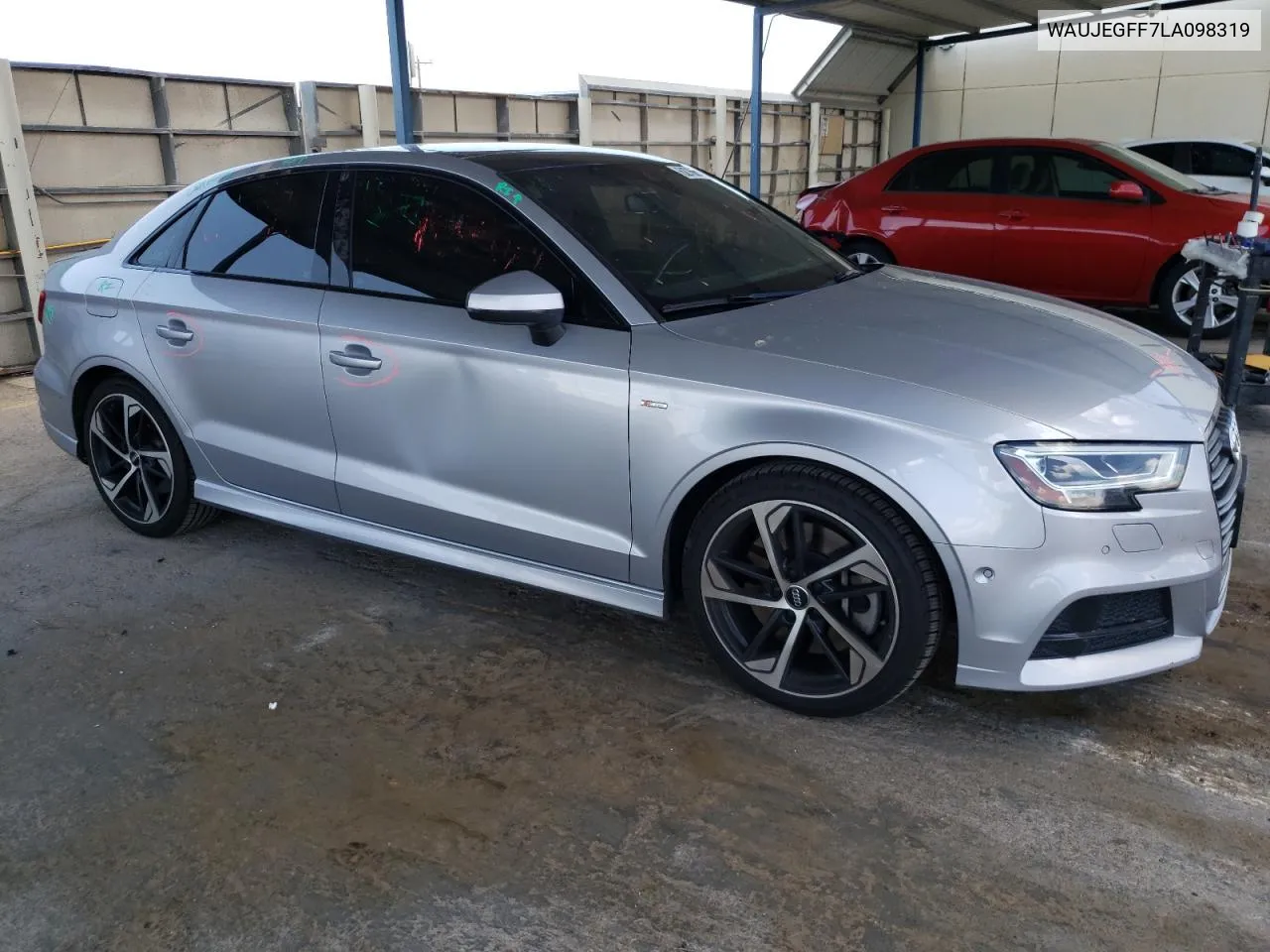 2020 Audi A3 S-Line Premium Plus VIN: WAUJEGFF7LA098319 Lot: 62766024