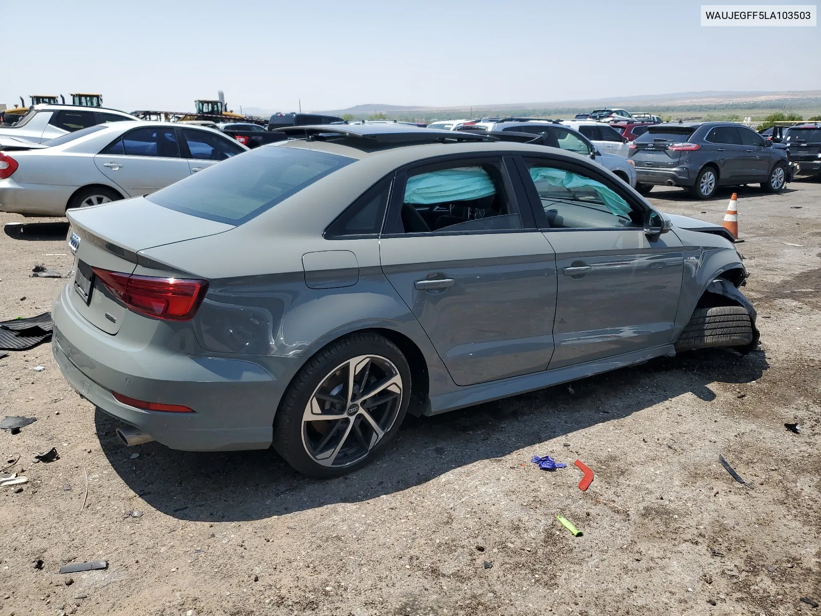 2020 Audi A3 S-Line Premium Plus VIN: WAUJEGFF5LA103503 Lot: 63653274