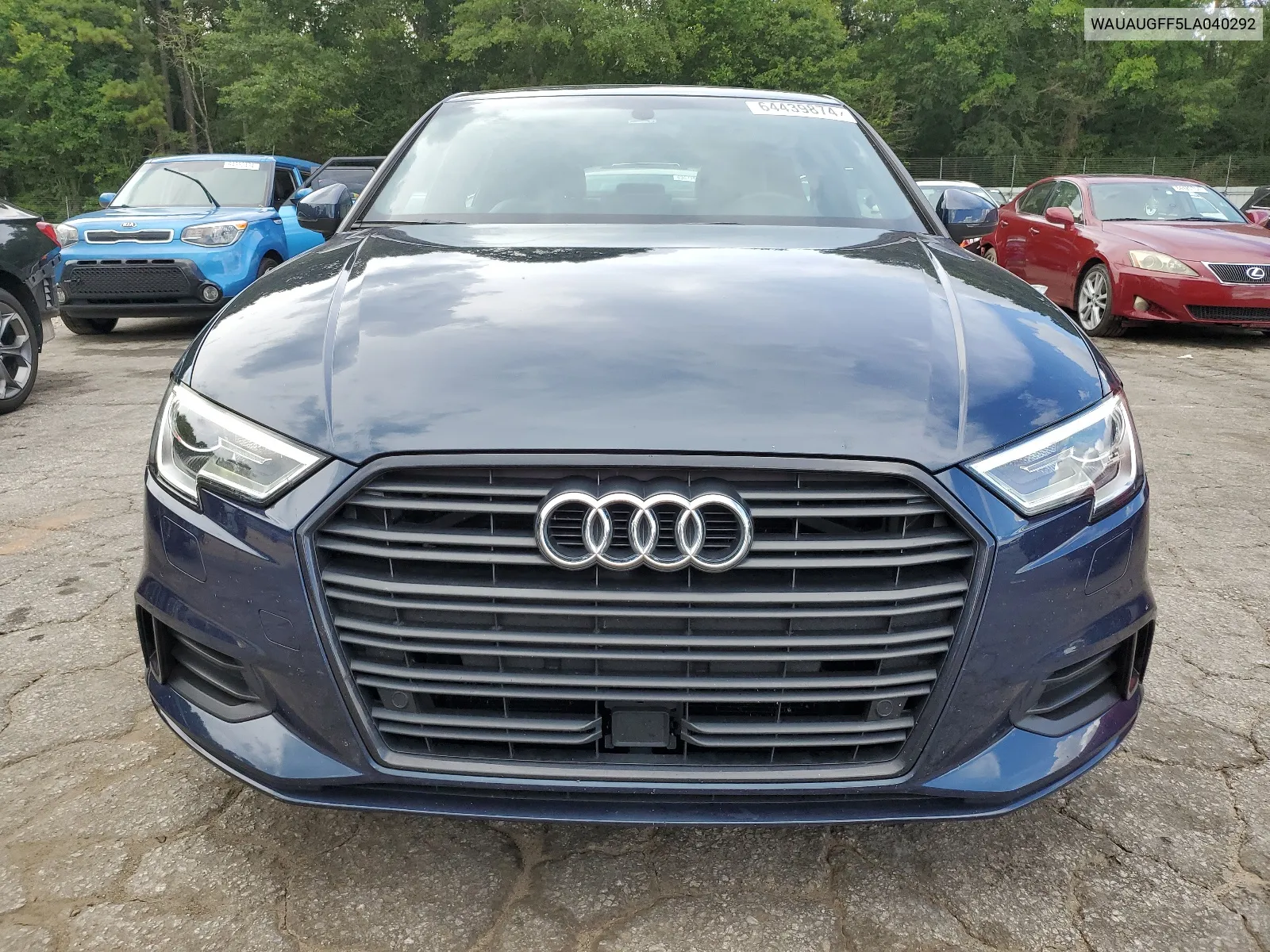 2020 Audi A3 Premium VIN: WAUAUGFF5LA040292 Lot: 64439874